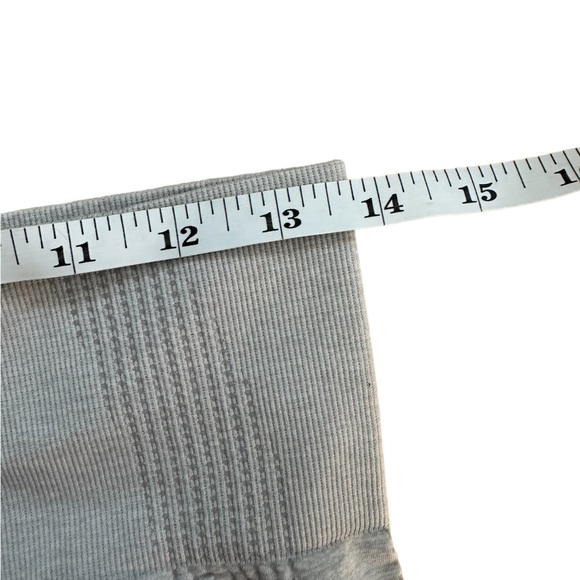 Gymshark Smokey Grey Marl Vital Seamless 2.0 Leggings High Rise Size Medium - Picture 3 of 5